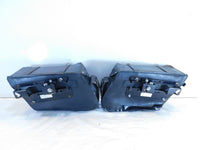 2003 Kawasaki Vulcan 1500 Aftermarket Black Left/Right Rear Storage Saddle Bags - C3 Cycle