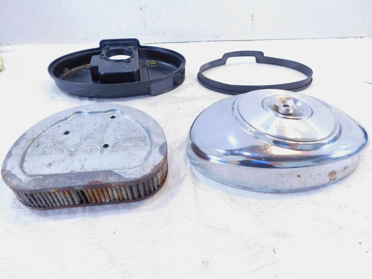 Harley Davidson Dyna Super Glide & Low Rider Air Cleaner Airbox and Backplate - C3 Cycle