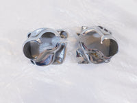 Harley EVO Softail Road King Dyna & FXR Chrome Lifter Tappet Housing Covers - C3 Cycle