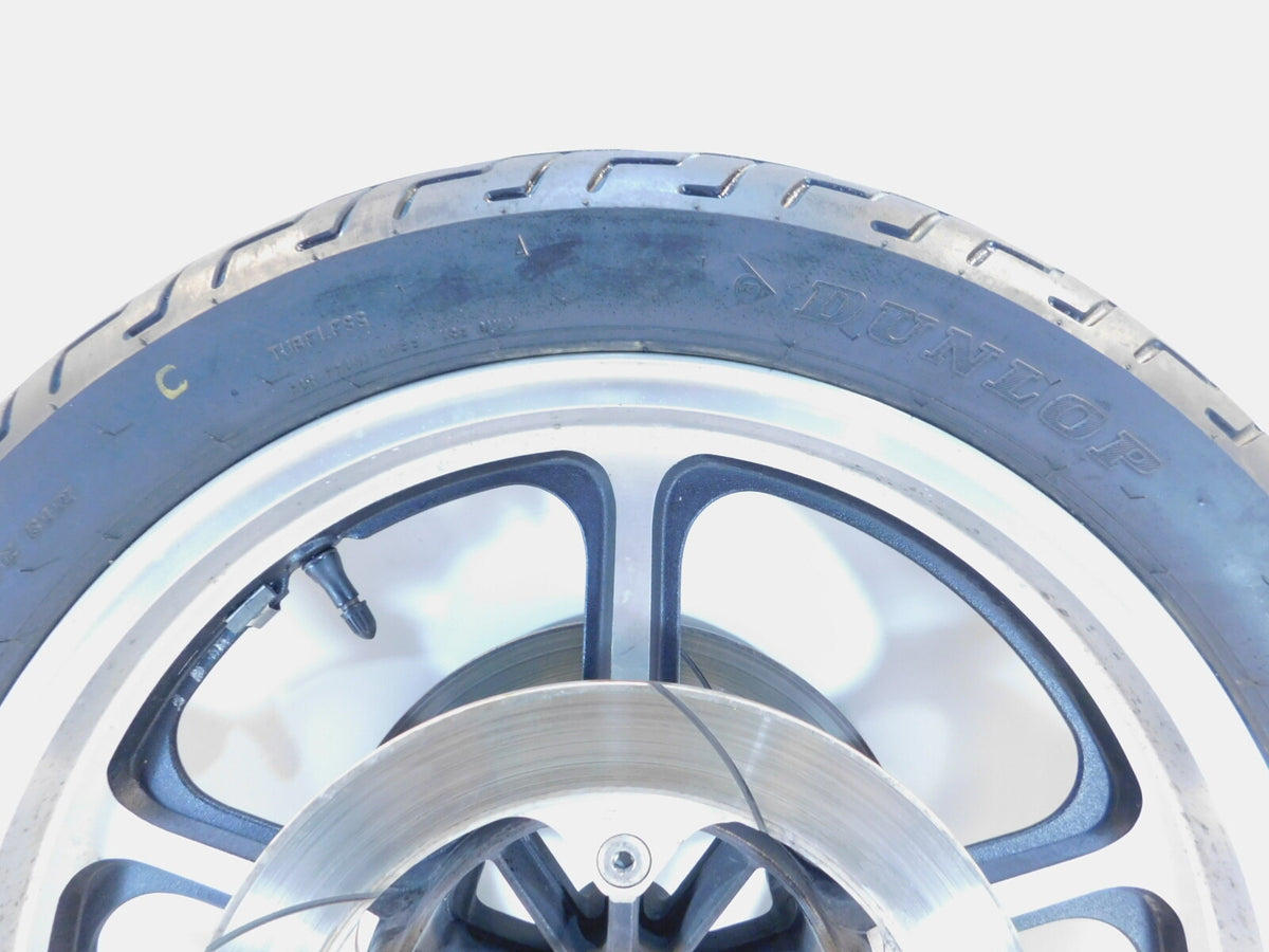 1985 & 1986 Honda VT1100C Shadow 1100 Cast 5 Spoke Front Wheel Rim Tire & Rotors - C3 Cycle