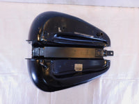 Harley Davidson Softail Heritage Classic & Fat Boy Black Fuel Gas Tank - Dented - C3 Cycle