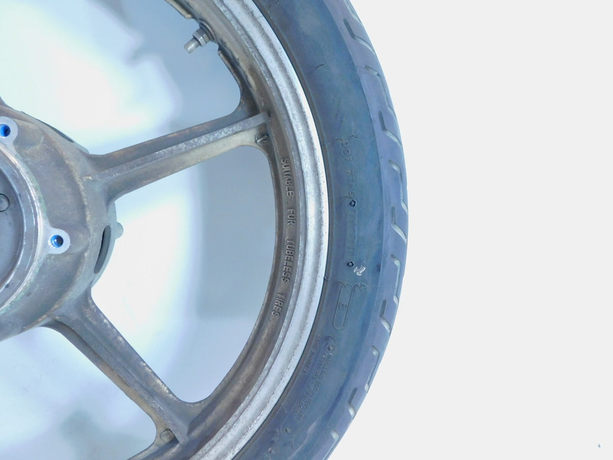 1984-1999 Yamaha Virago 1000 1100 XV1000 XV1100 Yellowish Front Wheel Rim & Tire - C3 Cycle