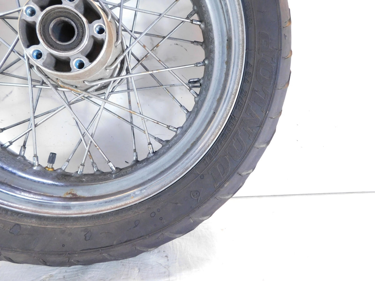 06-07 Harley Davidson Dyna Wide Glide FXDWG Laced Rear Wheel Rim W/ Rotor & Tire