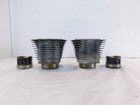 Pair Harley Davidson Sportster 883 Silver Cylinder Jugs w/ Pistons P/N: 16446-86 - C3 Cycle
