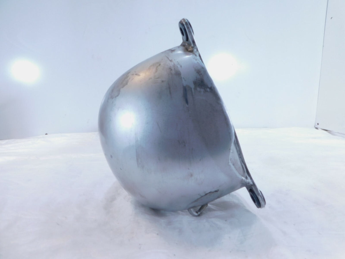 01 2001 Indian Gilroy Scout Right Fuel Gas Petrol Tank Silver- Dented - C3 Cycle