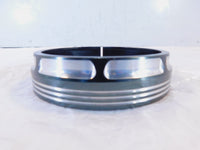 Harley Touring Electra Glide & Softail Passing Fog Light Lamp Black Trim Ring