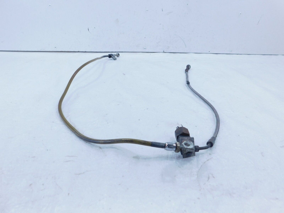 Harley Davidson Softail Custom & Night Train Rear Brake Caliper Line Hose Pipe - C3 Cycle