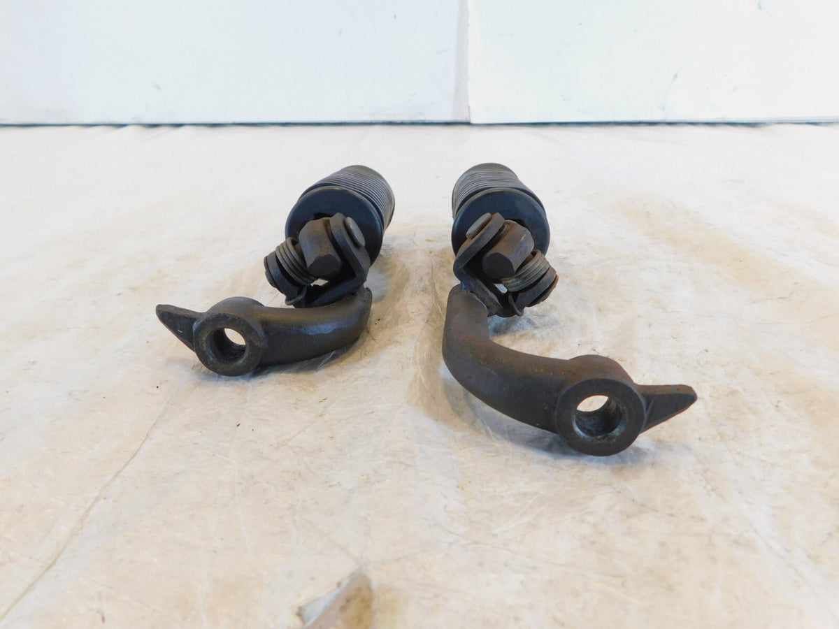 Triumph Adventurer Thunderbird Sport Black Rear Passenger Footpegs w/ Brackets - C3 Cycle