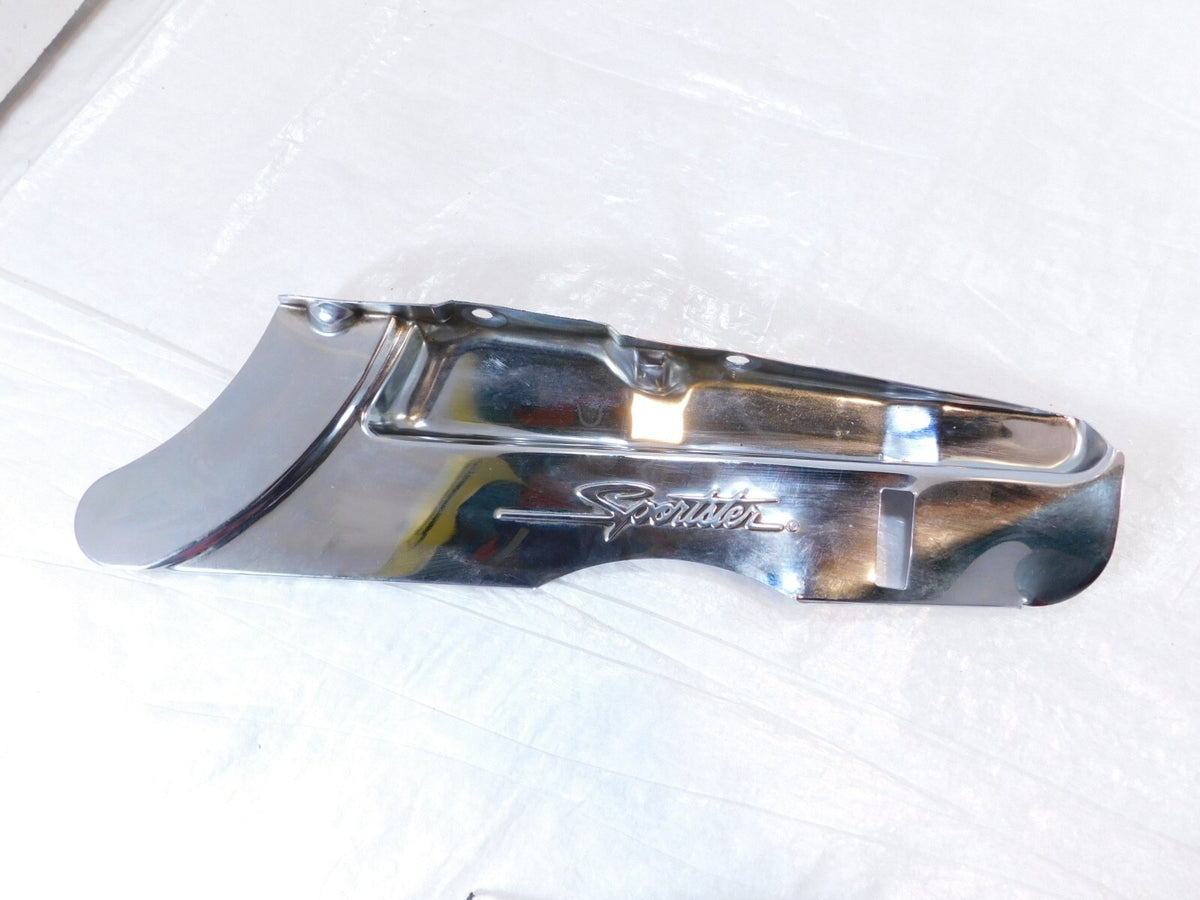 Harley Davidson Sportster 883 & 1200 Chrome Rear Wheel Debris Deflector Cover - C3 Cycle