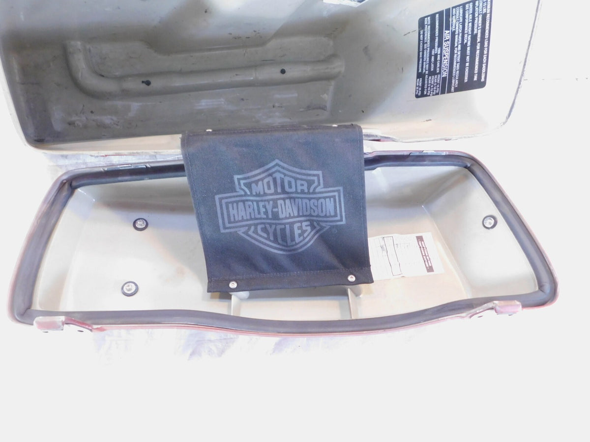 Harley Davidson Road King Street & Electra Glide Red Right Luggage Bag Saddlebag - C3 Cycle