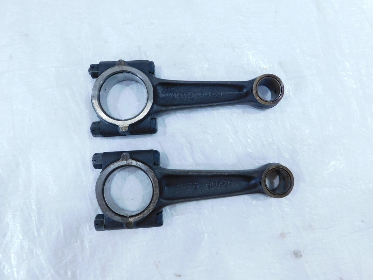 1976 76 Moto Guzzi Convert I V1000 Engine Crankshaft Piston Connecting Rods - C3 Cycle