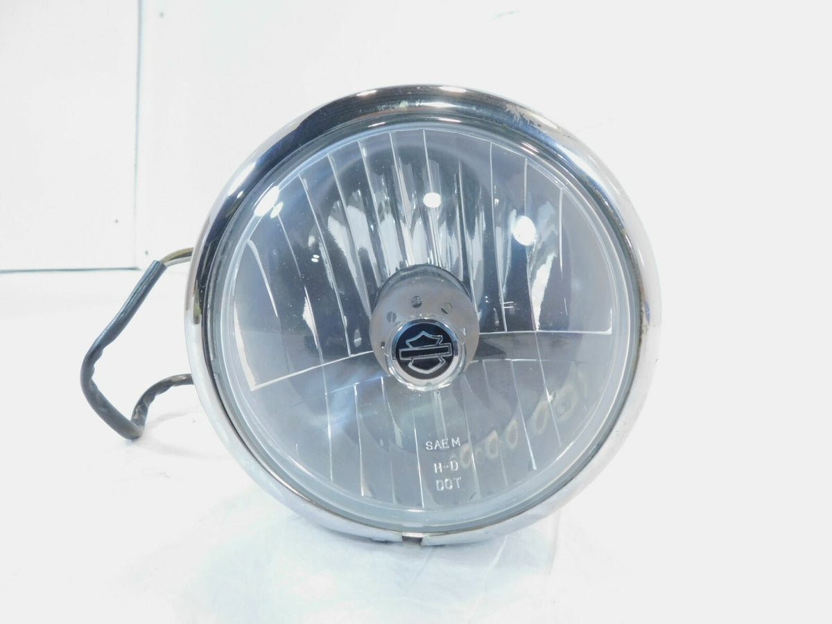 Dented Harley Dyna V-Rod VRSCD Night Rod Chrome Front Headlight Bucket Housing