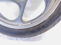 1994-2006 Kawasaki Concours 1000 ZG1000 Silver Cast Front Wheel Rim & Tire -Bent - C3 Cycle