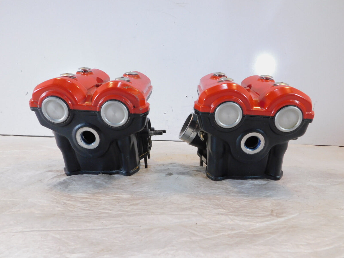 2019-2020 Aprilia SL900 Shiver 900 Engine Front/Rear Cylinder Heads w/ Valves - C3 Cycle