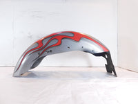 2007-09 Harley Davidson Sportster 883 1200 Silver Flame Rear Wheel Cover Fender - C3 Cycle