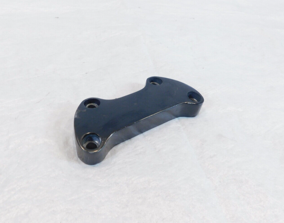 Harley Davidson Dyna Wide Glide Black Upper Top Handlebar Mount Clamp Bracket - C3 Cycle
