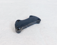 Harley Davidson Dyna Wide Glide Black Upper Top Handlebar Mount Clamp Bracket - C3 Cycle