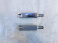 Harley EVO FXR EVO Dyna Chrome Front Highway Footpeg Peg Mount Clevis Brackets - C3 Cycle
