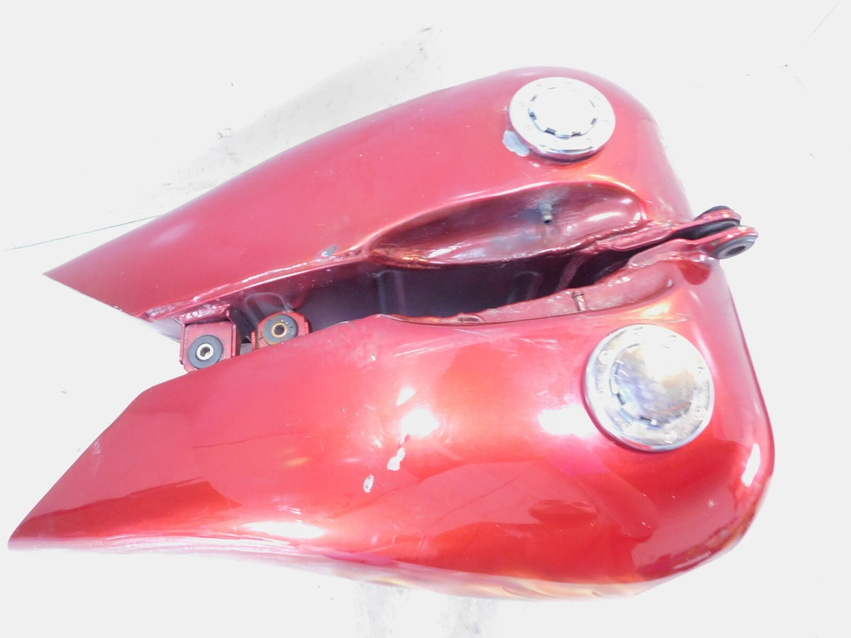 85-90 Harley Davidson Softail FXSTC Custom Left Right Red Fuel Gas Petrol Tanks