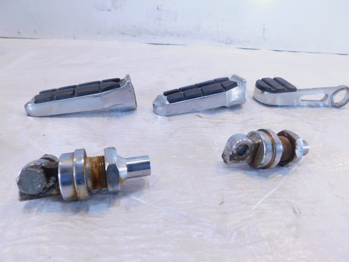 Harley Touring FXR Dyna Sportster & Softail Heel Rest Highway Footrest Footpegs - C3 Cycle