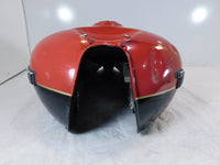 Triumph America & Speedmaster Red / Black Gas Petrol Fuel Tank Reservoir  -Dents