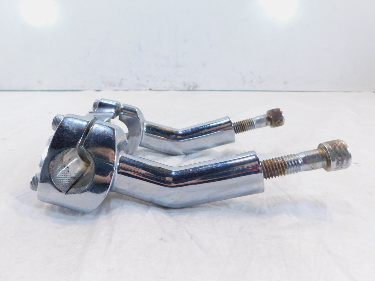 Victory V92 Deluxe Classic Touring Cruiser Handlebar Handle Bar Riser Brackets - C3 Cycle