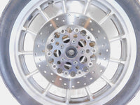 1996-1999 Harley Sportster 883 & 1200 Silver Dual Disc Front Wheel Rim & Rotors - C3 Cycle