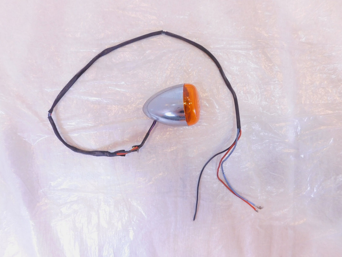 Harley Davidson Sportster Softail Dyna V-Rod Chrome Front Turn Signal Indicator