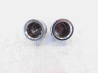 2009 Harley Davidson Touring FLHX Super Glide Chrome Front Axle Nut Covers - C3 Cycle