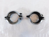 Harley Davidson FLT Tour Glide Ultra Classic Left & Right Mufffler Mount Clamps - C3 Cycle