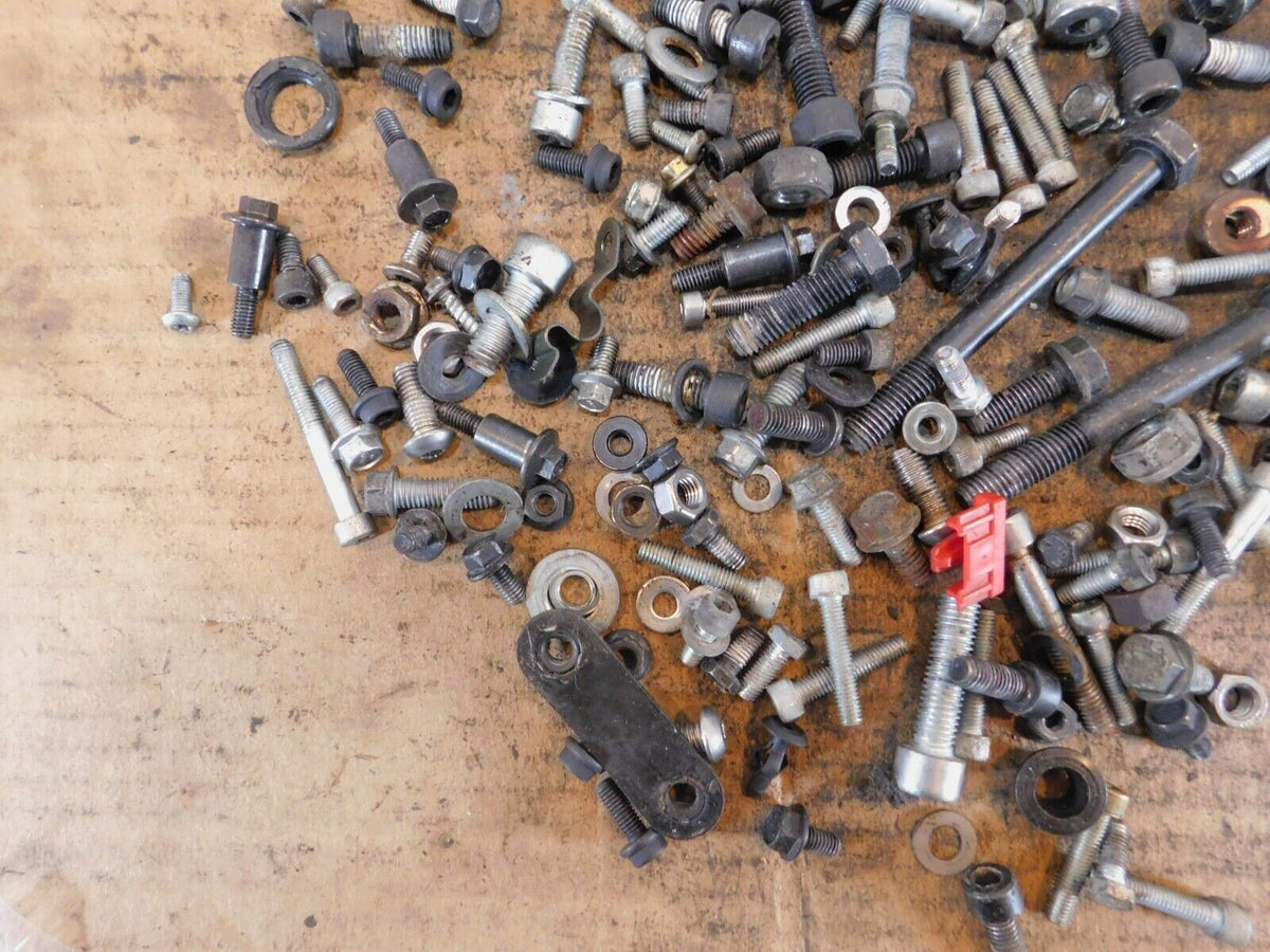 2008 08 Victory Vegas Engine & Motor Nuts Bolts & Brackets Parts Box Lot - C3 Cycle