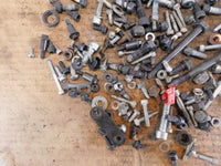 2008 08 Victory Vegas Engine & Motor Nuts Bolts & Brackets Parts Box Lot - C3 Cycle