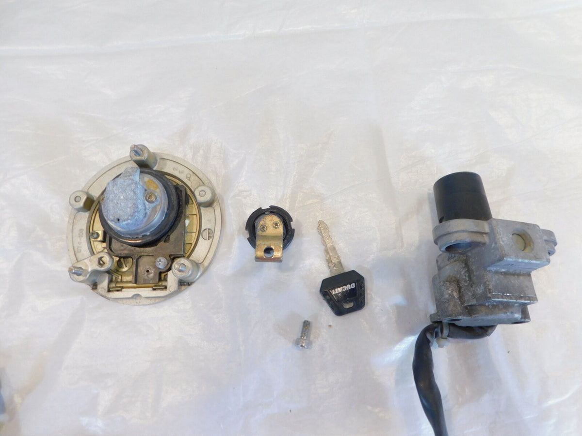 Ducati Sport-Touring ST3 & ST4 Ignition Switch & Fuel Tank Seat Lock Set Keyset - C3 Cycle