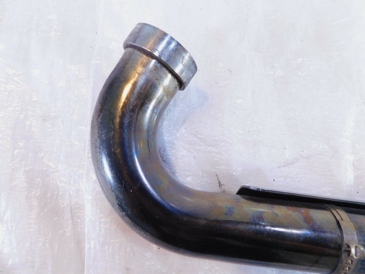 1999-2001 Victory Deluxe Standard V92 Cruiser Front Exhaust Header Pipe & Shield - C3 Cycle