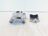 Harley Sportster 883 1200 Custom Chrome Handlebar Riser Mount Bracket & Cover - C3 Cycle