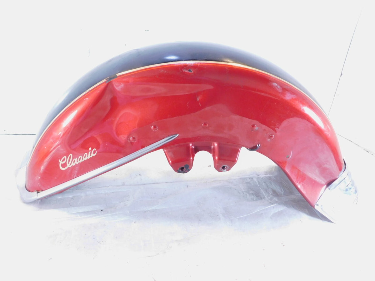 Harley Davidson EVO Touring Electra Glide Red & Black Front Wheel Cover Fender - C3 Cycle
