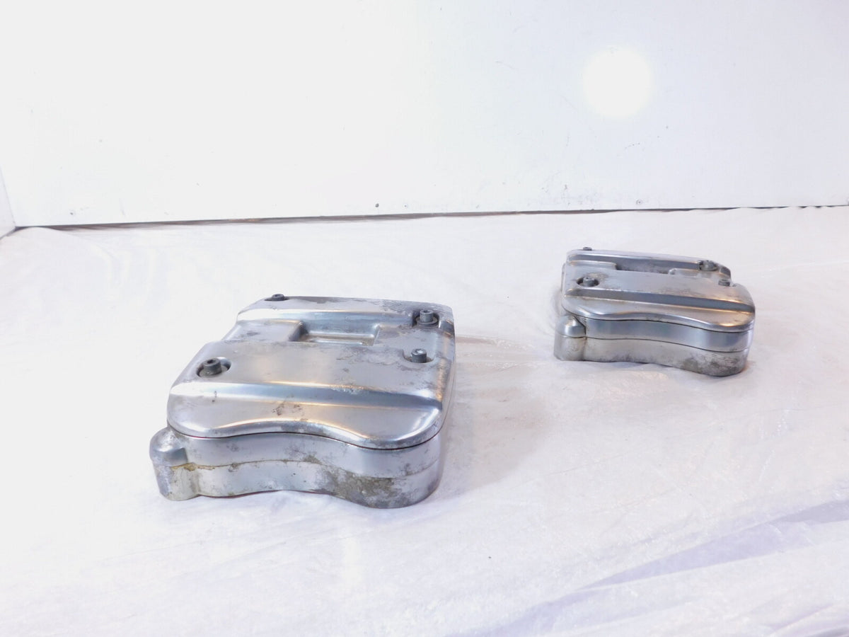 Harley Davidson Sportster 883 1100 1200 Chrome Cylinder Head Cover Rocker Boxes - C3 Cycle