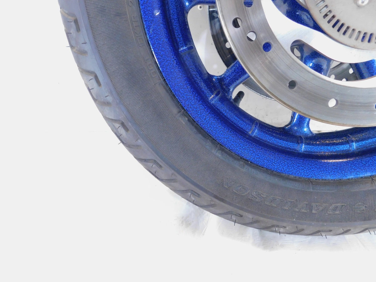 Harley Davidson Touring Road King & Electra Glide Blue Cast Front Wheel Rim - C3 Cycle