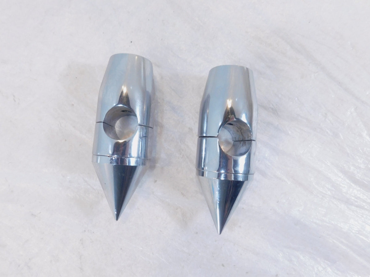 Honda VT750 VT1100 Shadow 600 750 1100 Ace Pointed Handlebar Riser Brackets - C3 Cycle