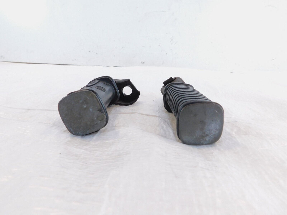 Harley Davidson Sportster 883 1200 Black Rear Passenger Footpegs & Brackets - C3 Cycle