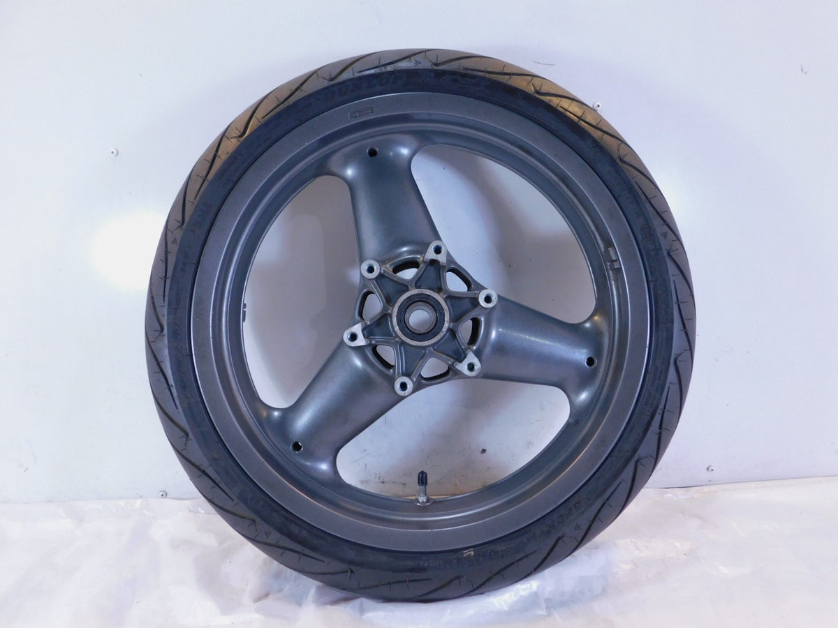 1991-2003 Triumph Sprint 900 & Trophy 900 1200 Gray Front Wheel Rim & Tire - C3 Cycle