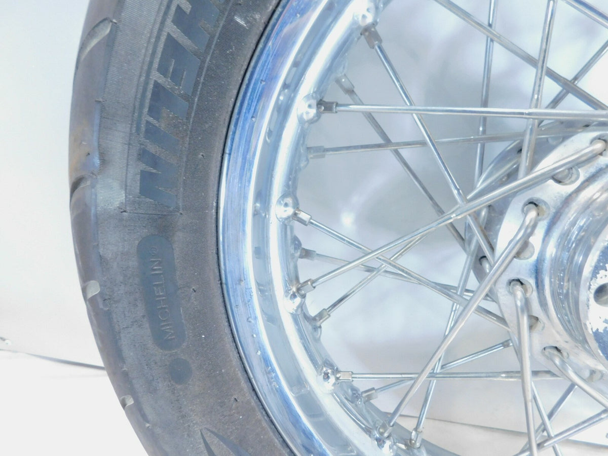 2001 2002 2003 Victory V92 Deluxe & Classic Cruiser Laced Front Wheel Rim & Tire - C3 Cycle