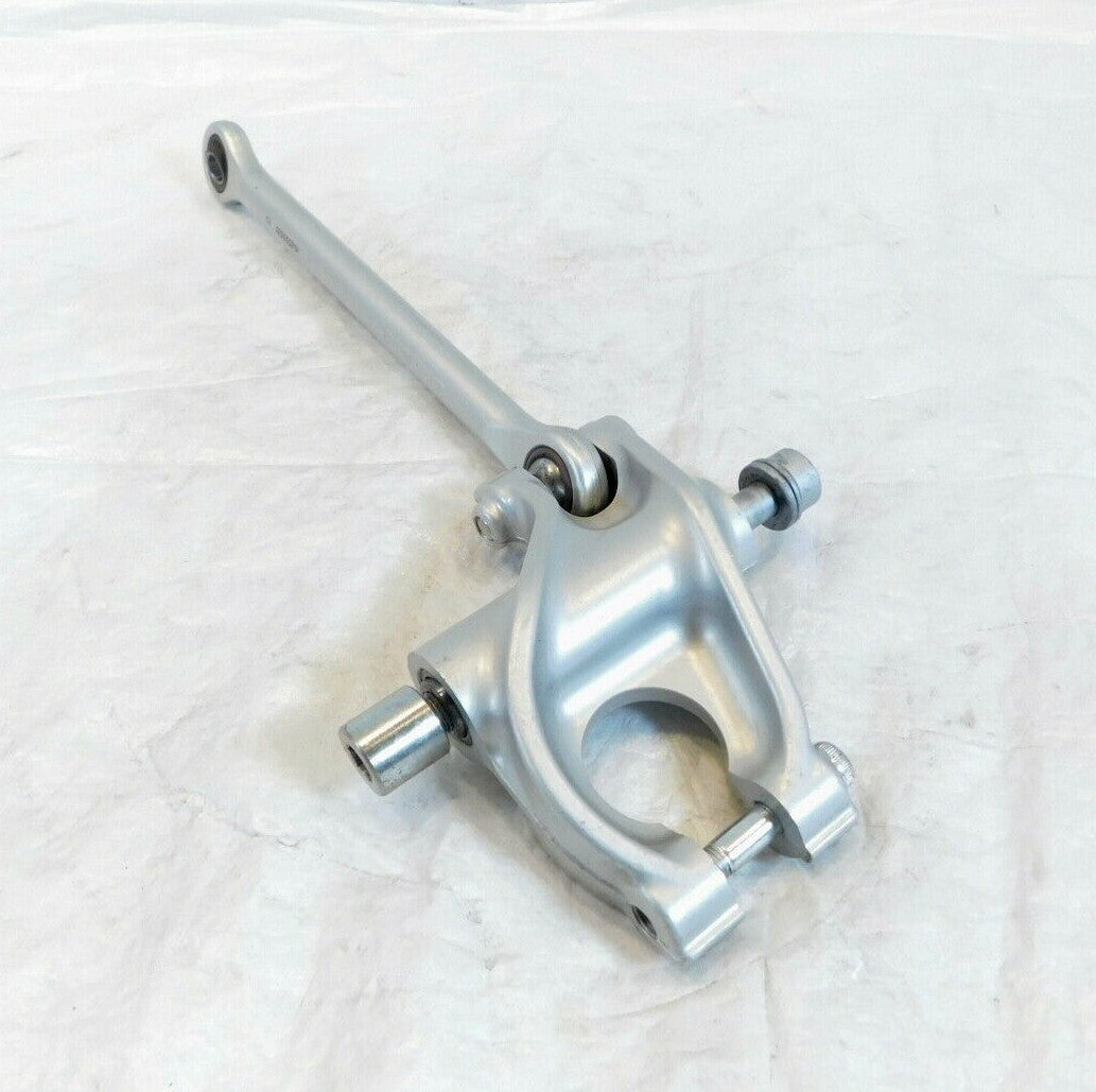 Ducati Monster 620 695 750 & 800 Silver Rear Shock Absorber Rocker Linkage & Rod - C3 Cycle