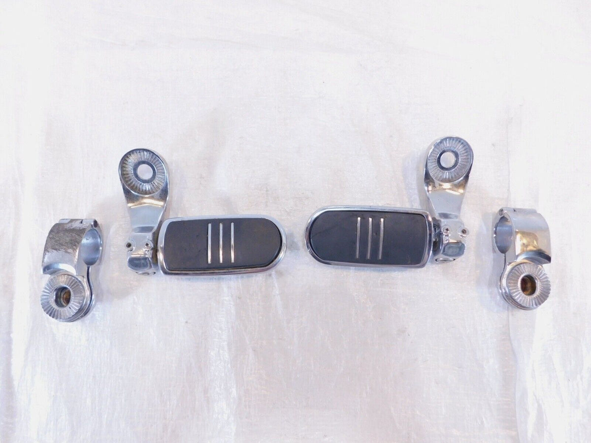 Harley Davidson Electra Glide & Road King Adjustable Highway Footrest Footpegs - C3 Cycle