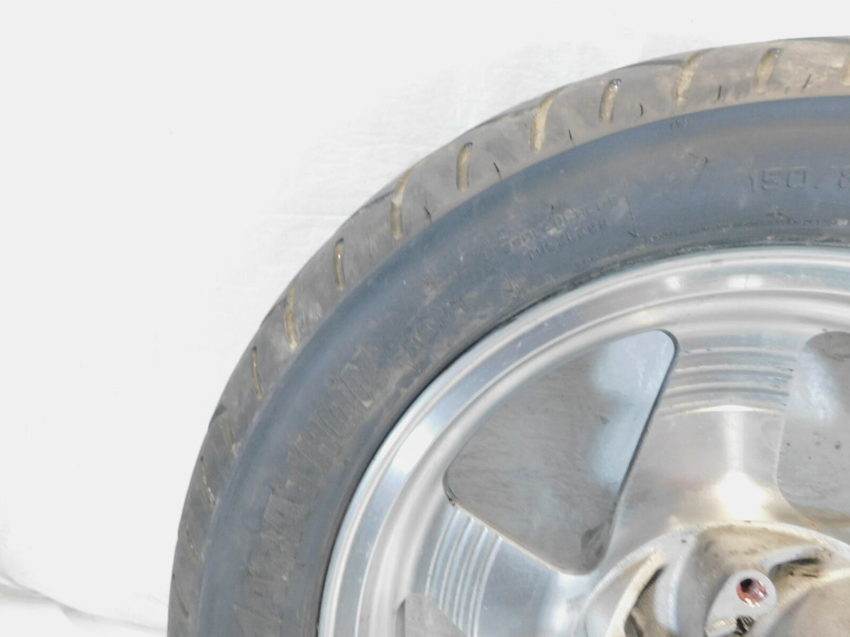 1999-2001 Kawasaki Vulcan 1500 VN1500 Nomad Cast Silver Front Wheel Rim & Tire - C3 Cycle