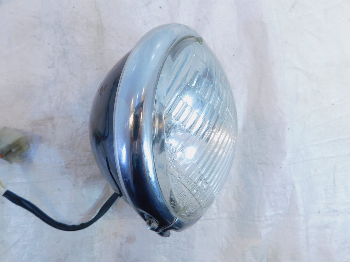 Harley Dyna Super Glide & Low Rider Black Headlight Head Lamp & Housing Bucket