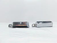 Harley Touring FXR Dyna Sportster & Softail Chrome & Rubber Footpegs Footrests - C3 Cycle