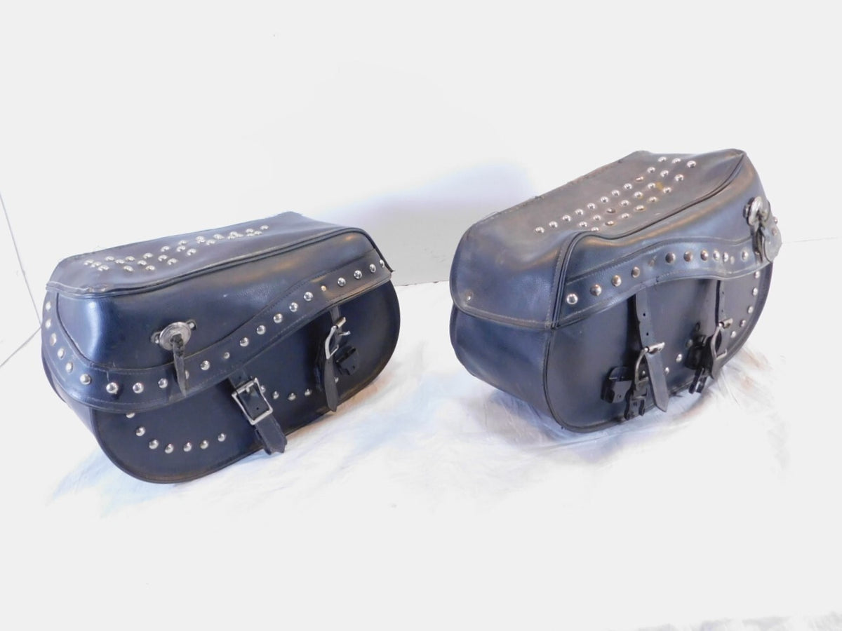 2005-09 Yamaha V-Star XVS1100 Midnight Custom Rear Left/Right Luggage Saddlebags - C3 Cycle
