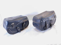 2005-09 Yamaha V-Star XVS1100 Midnight Custom Rear Left/Right Luggage Saddlebags - C3 Cycle