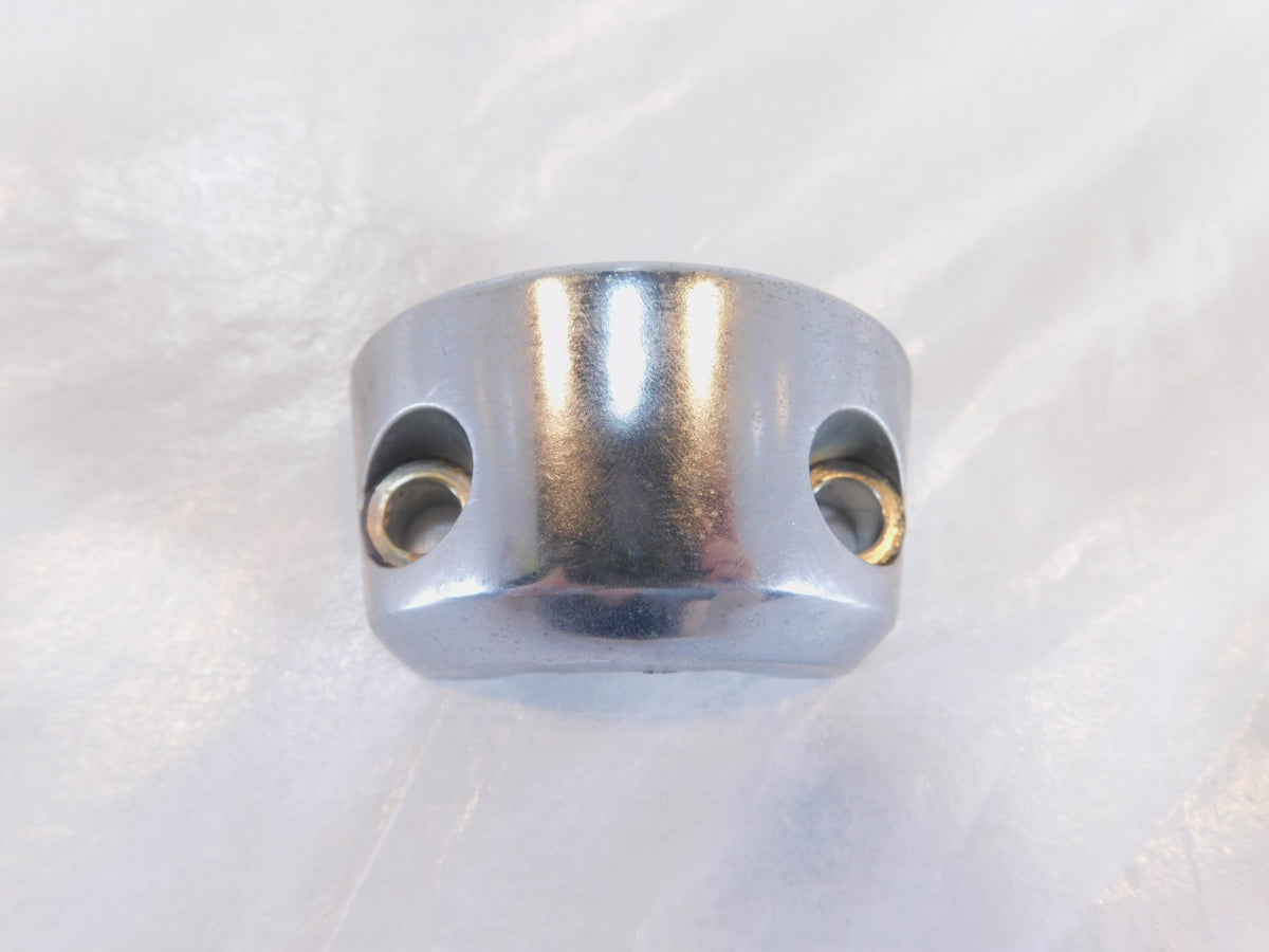 Harley Dyna Softail & Sportster Chrome Clutch Lever Perch Mount Clamp Brackets - C3 Cycle